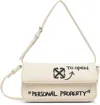 Off-white Jitney Shoulder 0.7 Quote Shoulder Bag In White