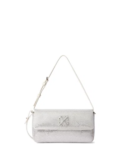 Off-white Jitney Shoulder 0.7 Strass Bag In Orange