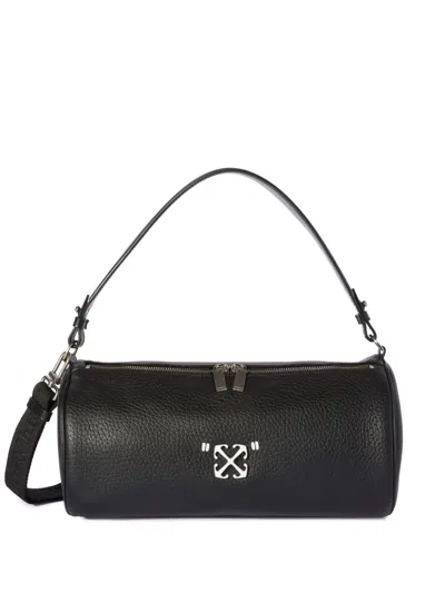 Off-white Jitney Shoulder Bag In Black