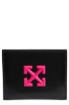 OFF-WHITE JITNEY SIMPLE LEATHER CARD CASE