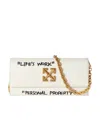 Off-white Jitney Slogan-print Wallet In White