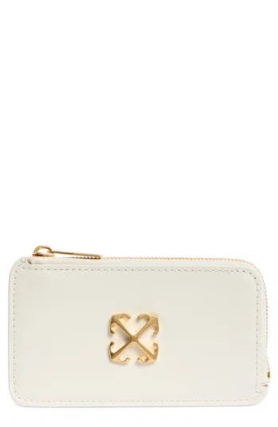 Off-white Jitney Zip Card Case