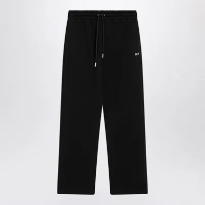Off-white Jogging Trousers With Off Logo In Black