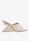 Off-white Jug 110 Leather Wedge Mules