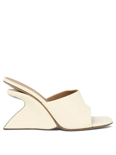 Off-white Jug White Leather Sandals For Women