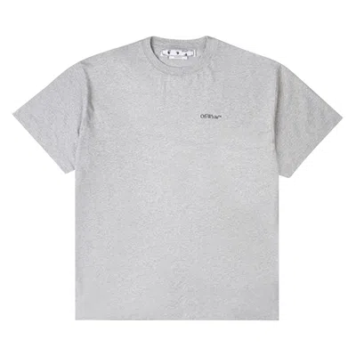 Pre-owned Off-white Jumbo Arrow Over Tee 'melange Grey' | Men's Size Xxs
