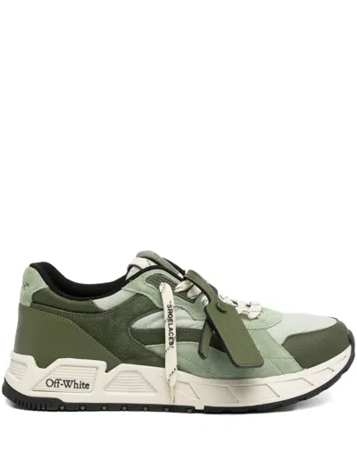 Off-white Kick-off Combo Trainers In Green