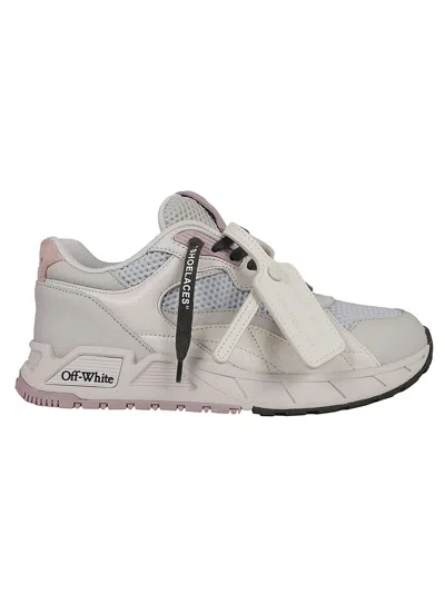 Off-white Kick Off Panelled Sneakers In Light Blue Lilac