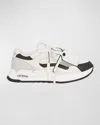 Off-white Runner B Sneakers - Leather - White/ Black In 0110 White Black