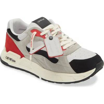 Off-white Kick Off Sneaker In Light Grey - Red