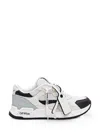 Off-white Runner B Sneakers - Leather - White/ Black In White Black