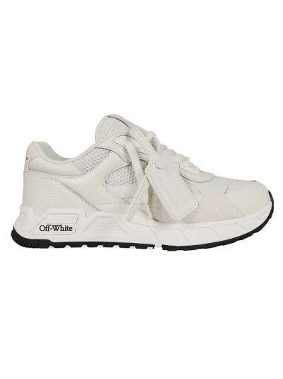 Off-white Kick Off Sneakers In White Leather