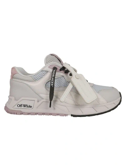 Off-white Kick Off Panelled Sneakers In White