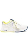 Off-white Kick Off Mesh Colorblock Runner Sneakers In White
