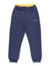 Off-white Boy's Off Stamp Two-tone Sweatpants In Blue