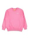 Off-white Kids Arrow Logo Pink Crewneck Sweatshirt In Pink