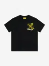 Off-white Kids Arrow Spray T-shirt In Multi