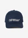 Off-white Bookish Logo Hat In Blue