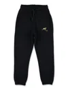 Off-white Black Diagonal Splat Logo Jogging Trousers In Black