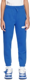 Off-white Diag Stripe-print Track Pants In Nautical Blue Wh