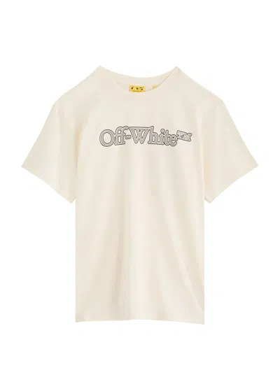 Off-white Kids Bookish Logo-print Cotton T-shirt