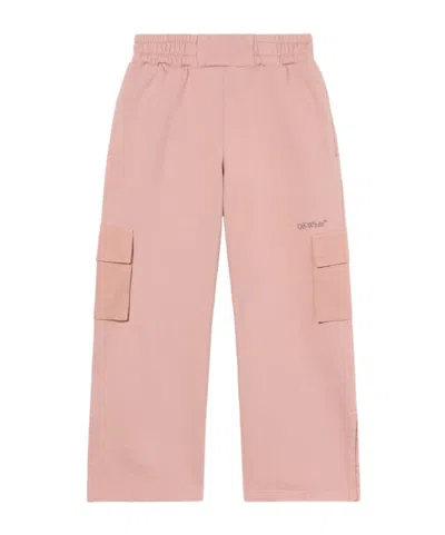 OFF-WHITE OFF-WHITE KIDS LOGO PRINTED CARGO PANTS