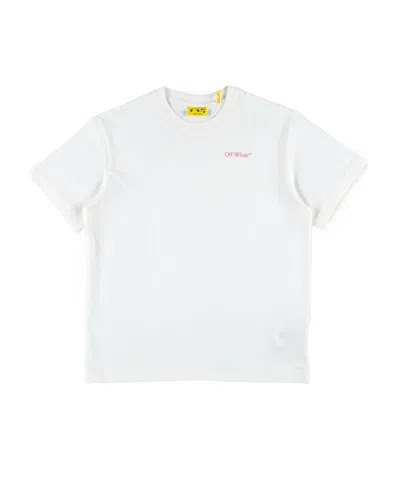 Off-white Crew Neck Top In White