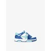 Off-white Out Of Office Sneakers In Turquoise
