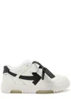 Off-white Kids Out Of Office Panelled Leather Sneakers (it25-it33) In White