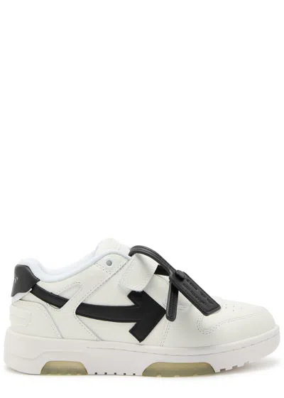 Off-white Kids Out Of Office Panelled Leather Sneakers (it25-it33)