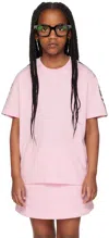 Off-white Kids Pink Band T-shirt In Pink