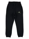 Off-white Black Diagonal Splat Logo Jogging Trousers In Black