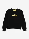 Off-white Kids Type Logo Jumper In Black