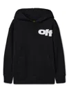 Off-white Black Type Graphic Hoodie In Black
