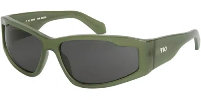 Pre-owned Off-white Kimball Oeri118s24pla0015707 Olive Green In Gray