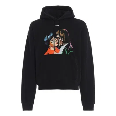 Off-white Kiss Printing Black In Animal Print