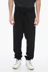 Off-white Knitted Diag Joggers With Embossed Logo In Black