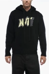 Off-white Knitted Graffiti Hoodie