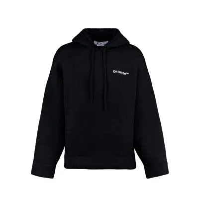 OFF-WHITE KNITTED HOODIE