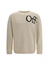 Off-white Bookish Shared Sweater In Neutral