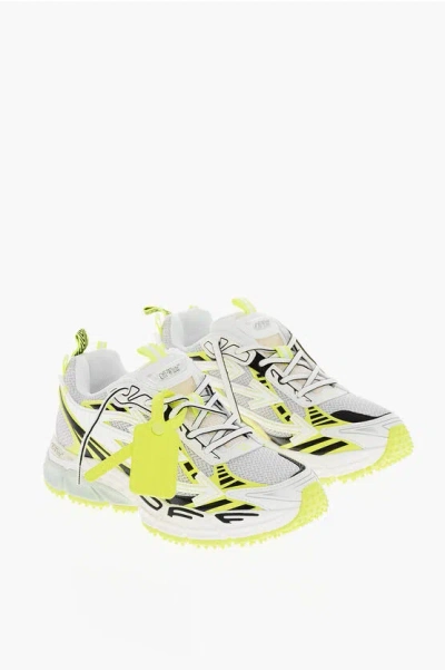 Off-white Lace-up Be Right Back Sneakers With Breathable Inserts In White
