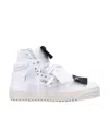 Off-white Lace-up High-top Casual Shoes In White