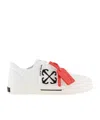 Off-white Lace-up Low-cut Casual Shoes In White