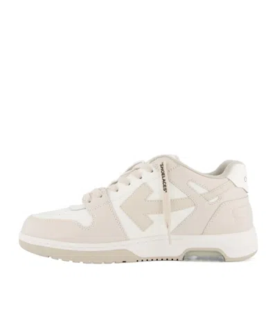 OFF-WHITE OFF-WHITE HEREN OUT OF OFFICE LACE-UP SNEAKERS
