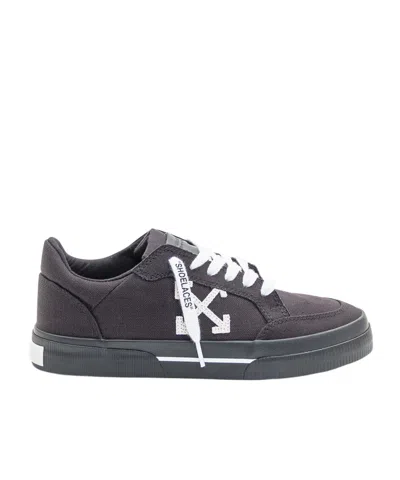 OFF-WHITE LACE-UP LOW-TOP CASUAL SHOES