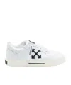Off-white Lace-up Low-top Casual Shoes In White