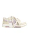 Off-white Slim Out Of Office Sneakers In Lavender