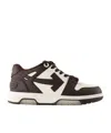 Off-white Off White Out Of Office Leather Sneakers In Black