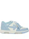 Off-white Out Of Office Leather Sneakers In Blue