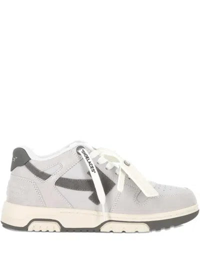 Off-white Lace-up Sneakers In Gray